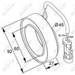 Spoel, magneetkoppeling compressor OPEL CORSA C (1.4,1.8), Ophalen of Verzenden, Nieuw