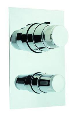 Cisal Less Inbouw Thermostaatkraan met 5-weg omsteller en, Doe-het-zelf en Verbouw, Sanitair, Kraan, Nieuw, Chroom, Ophalen of Verzenden