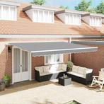 vidaXL Markies Wit 4 × 3 m Metaal, Tuin en Terras, Zonneschermen, Verzenden, Nieuw