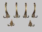 Set kapstokhaken (6) - Fraaie Mondiart Kapstok /, Antiek en Kunst