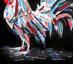 Maxime Blachere - Coq Origami Graffiti Vive la France, Antiek en Kunst