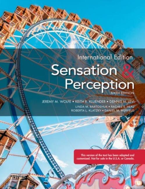 Sensation and Perception 9780197551967, Boeken, Studieboeken en Cursussen, Zo goed als nieuw, Verzenden