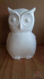 Styropor Uil 22cm,  Styropor Uil, Hobby en Vrije tijd, Knutselen, Ophalen of Verzenden, Nieuw