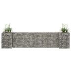 vidaXL Gabion plantenbak H-vormig 260x40x60 cm staaldraad, 100 cm of meer, Verzenden, Nieuw, Metaal