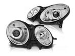 Chrome koplampen geschikt voor Mercedes W211 E-klasse, Auto-onderdelen, Verlichting, Verzenden, Nieuw, Mercedes-Benz