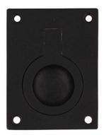 Intersteel Luikring recht 50mm x 39mm zwart, Ophalen of Verzenden, Nieuw