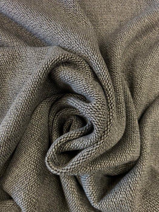 Hoogwaardig, gevlochten stof in bruin en grijs, perzikzachte, Antiek en Kunst, Antiek | Kleden en Textiel