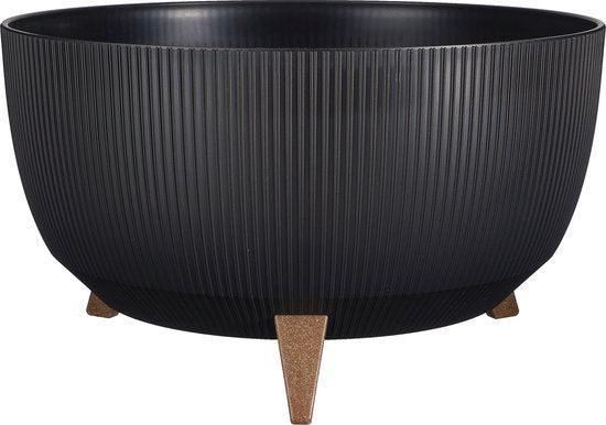 2dekans | Mica Decorations Doppio Bloempot op Poten - H22 x, Huis en Inrichting, Woonaccessoires | Overige, Zo goed als nieuw