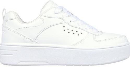 Skechers Court High - Color Zone Meisjes Sneakers - Wit - Ma, Kinderen en Baby's, Kindermode-accessoires, Nieuw, Verzenden