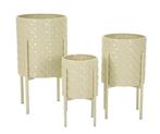VAAS HGOLDER BETSY SET 3 STUKS CM Ø 36X56,5-30X48,5-24X37,5, Huis en Inrichting, Woonaccessoires | Vazen, Ophalen of Verzenden