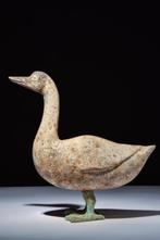 Oud-Chinees, Han-dynastie Aardewerken Eendfiguur (Zonder, Antiek en Kunst