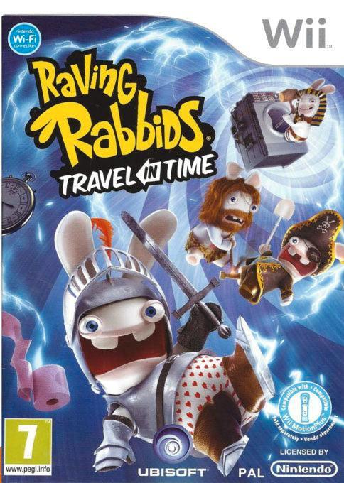 Wii Raving Rabbids: Travel in Time, Spelcomputers en Games, Games | Nintendo Wii, Zo goed als nieuw, Verzenden