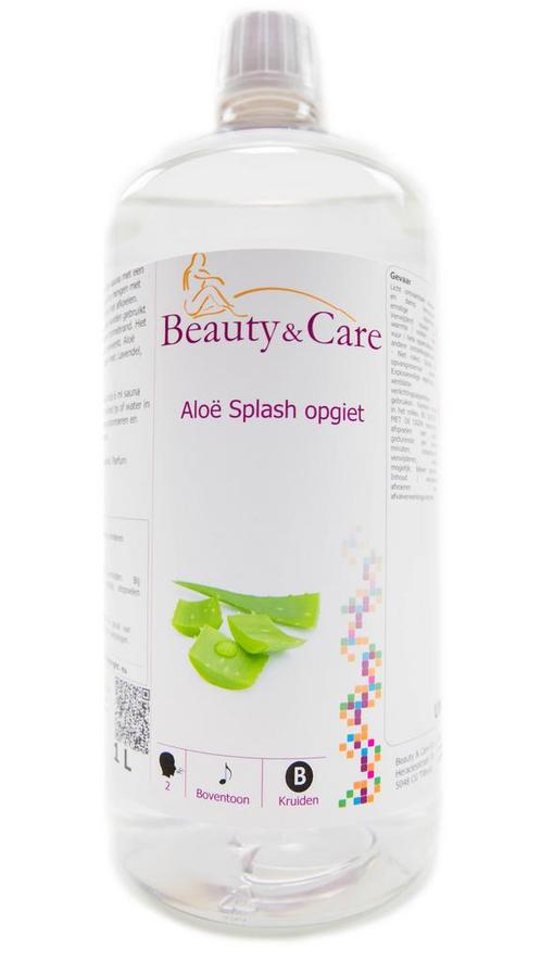 Beauty & Care Aloë Splash opgiet 1 L.  new, Sport en Fitness, Sauna, Fins of Traditioneel, Toebehoren, Nieuw, Ophalen of Verzenden