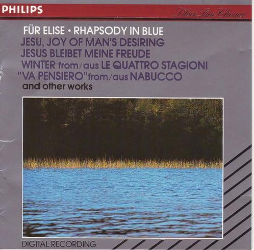 cd - Gershwin - FÃ¼r Elise - Rhapsody In Blue - Jesu, Joy., Cd's en Dvd's, Cd's | Overige Cd's, Zo goed als nieuw, Verzenden