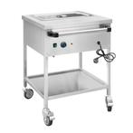 GGM Gastro | Bain marie warmhoudwagen - 1x GN 1/1 | TWK1756, Verzenden