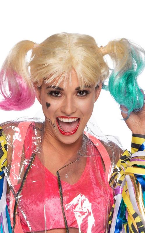 Harley Quinn Pruik, Hobby en Vrije tijd, Feestartikelen, Nieuw, Verzenden