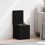vidaXL Opbergbox 30x35x35 cm bewerkt hout zwart eikenkleurig, Verzenden, Nieuw