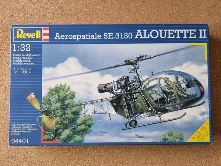 Revell 04401 Alouette II 1:32, Hobby en Vrije tijd, Modelbouw | Vliegtuigen en Helikopters, Revell, Verzenden