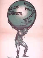 Spotprent over vredes-voorstel door Duitsland tijdens Eer..., Antiek en Kunst, Kunst | Litho's en Zeefdrukken, Verzenden