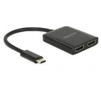 Premium USB-C naar 2x HDMI splitter met DP Alt, Audio, Tv en Foto, Audiokabels en Televisiekabels, Nieuw, Ophalen of Verzenden