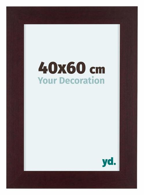 Fotolijst 40x60 cm - Mahonie - Hout - Dover, Huis en Inrichting, Woonaccessoires | Lijsten, Nieuw, Verzenden