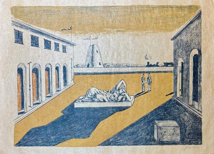 Giorgio De Chirico (1888-1978) - Piazza dItalia, Antiek en Kunst, Antiek | Overige Antiek