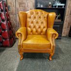 Chesterfield Lord Armchair Fauteuil - Gouden Eik, Huis en Inrichting, Fauteuils, Ophalen of Verzenden, Nieuw, Leer, Chesterfield