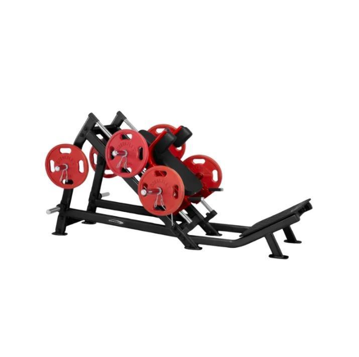 STEELFLEX PLATE LOAD HACK SQUAT, Sport en Fitness, Fitnessapparatuur, Nieuw, Metaal, Benen, Buik, Verzenden