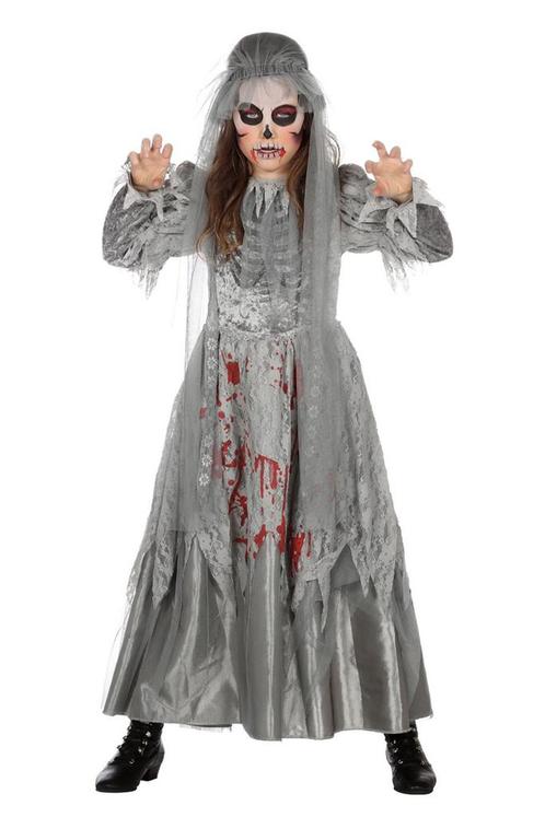 Bruidsjurk Halloween Skelet Kind, Kleding | Heren, Carnavalskleding en Feestkleding, Nieuw, Ophalen of Verzenden