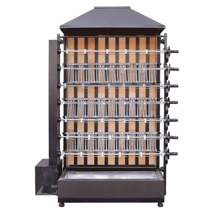 GGM Gastro | Houtskool kippengrill - met 7 spiesen voor 35 |, Tuin en Terras, Barbecue-accessoires, Verzenden