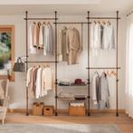 2dekans | SoBuy Kledingrek - 4 Rekken - Verstelbaar - 305 x, Huis en Inrichting, Kasten | Kledingkasten, Ophalen of Verzenden