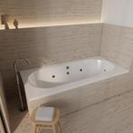 Bubbelbad BWS Urby 180x80 cm Enkel Systeem | Direct, Doe-het-zelf en Verbouw, Sanitair, Ophalen of Verzenden, Nieuw, Chroom, Bad