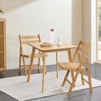 [en.casa] Eetkamerstoel set van 2 Gran 78x44,5x40 cm bamboe, Huis en Inrichting, Stoelen, Verzenden, Nieuw