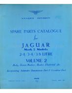 1961 JAGUAR MK2 MODELLEN 2.4 | 3.4 | 3.8 ONDERDELEN