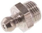 Rechte Smeernippel RVS R 1/8 Inch DIN 71412 [2 Stuks], Verzenden, Nieuw