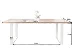 Massief houten eettafel MAMMUT NATURE 160cm acacia, Ophalen of Verzenden, Nieuw