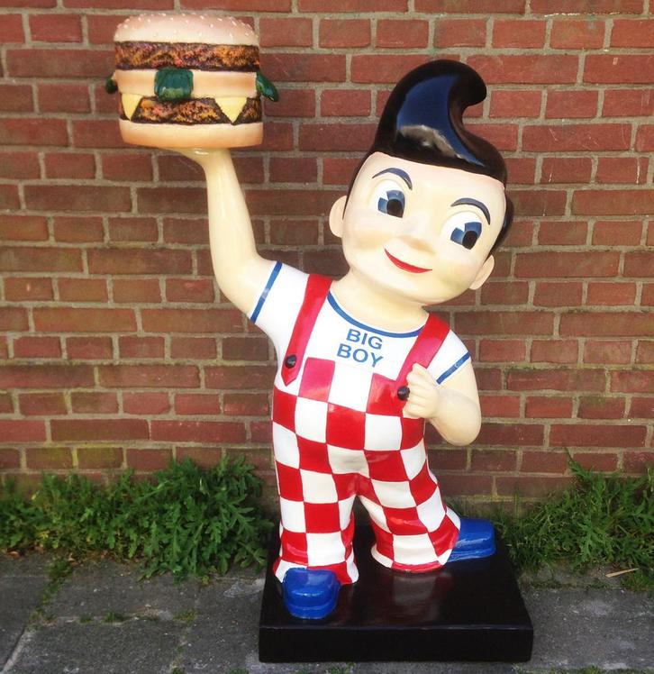 Big Boy Beeld 1.15 Meter – Handbeschilderde Poly Statue, Verzamelen, Beelden en Beeldjes, Ophalen