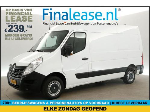 Renault Master T33 2.3 dCi L2H2 146PK Airco Cam PDC €239pm, Auto's, Bestelauto's, Lease, Handgeschakeld, Diesel, Renault, Wit