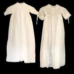 Doopset (5) - katoenen muslin - Met de hand geborduurd