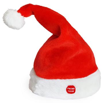 Dansende en zingende kerstmuts elektrisch 39xØ22 cm [lux.pro beschikbaar voor biedingen