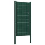 Poort 100x124 cm staal groen (Hekwerken, Tuin en Terras), Tuin en Terras, Tuinhekken en Hekwerk, Nieuw, Verzenden