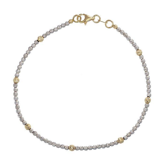 Zonder Minimumprijs - Armband - 18 karaat Geel goud, Witgoud, Sieraden, Tassen en Uiterlijk, Armbanden