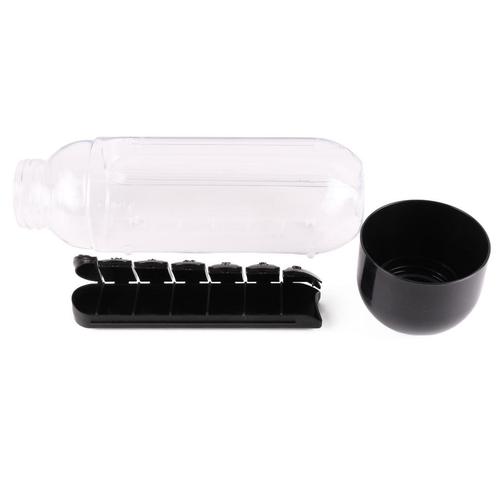 Benson Waterfles met uitneembare pillendoos - 600 ml - 7..., Diversen, Verpleegmiddelen, Nieuw, Ophalen of Verzenden