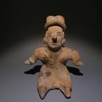 Colima, Westkust Mexico Terracotta Zittend figuur. 11,5 cm