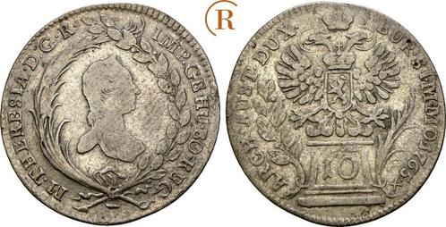 10 Kreuzer Prag 1765 Habsburg: Maria Theresia, 1740-1780:, Postzegels en Munten, Munten | Europa | Niet-Euromunten, Verzenden