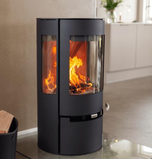 HARTVERWARMEND EN OOGSTRELEND IS DEZE ADURO 9 (3-9kw), Huis en Inrichting, Kachels, Houtkachel, Vrijstaand, Nieuw, Hout