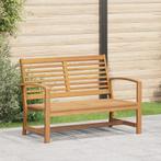 vidaXL Tuinbank Bruin 110 x 64 x 76.5 cm Massief teakhout, Tuin en Terras, Verzenden, Nieuw