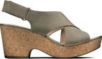 Clarks Maritsa Lara - 41 - Dames Sandalen - Sage Nubuck, Kleding | Dames, Schoenen, Nieuw, Verzenden