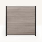 ACTIE - Premium Composiet Schutting Grijs, Ophalen of Verzenden, Nieuw, Kunststof, 1 tot 2 meter
