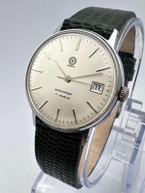 Ancre - German Made - 17 Jewels Mechanical Watch – 1960s -, Sieraden, Tassen en Uiterlijk, Horloges | Heren